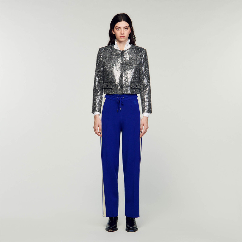 Sandro KNIT JOGGING BOTTOMS outlook