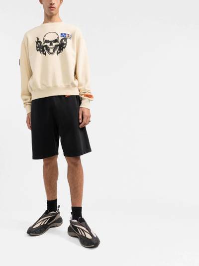 Heron Preston recycled cotton sweatshorts outlook