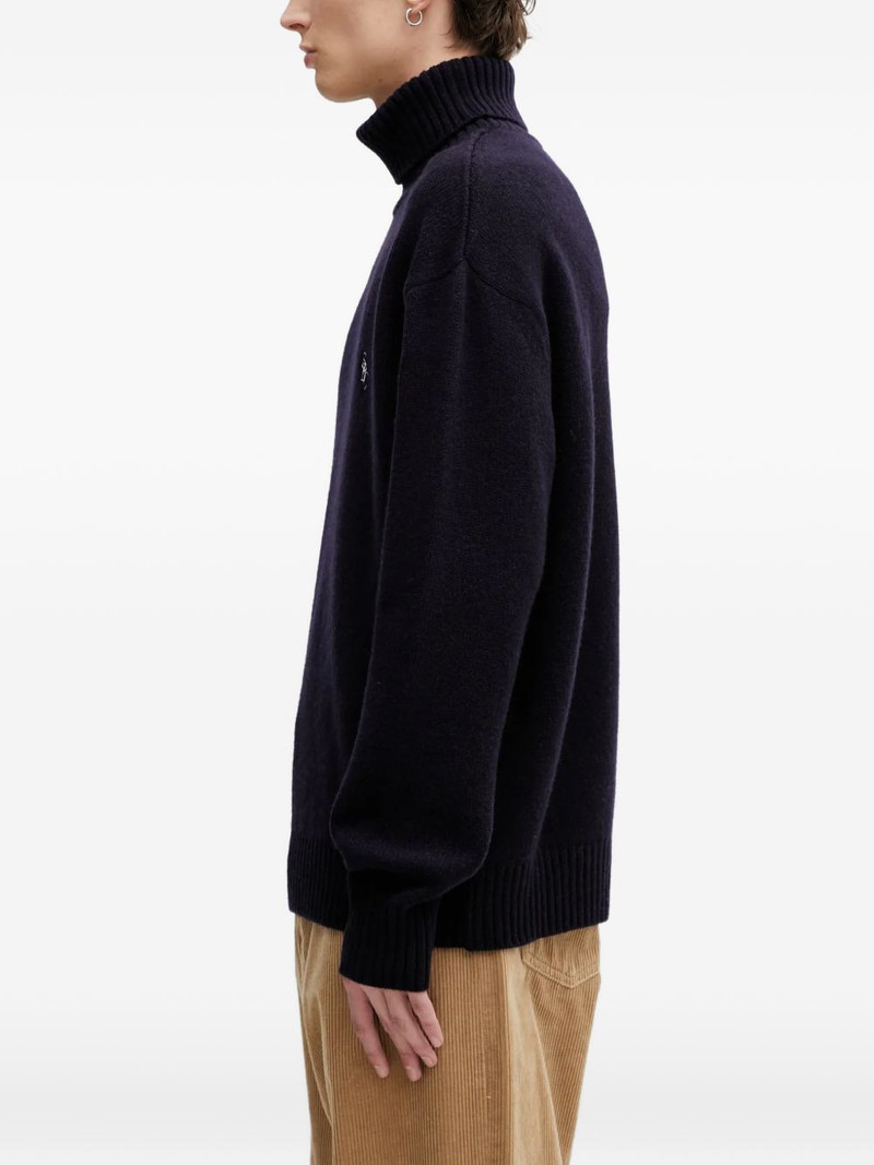 roll-neck embroidered sweater 3