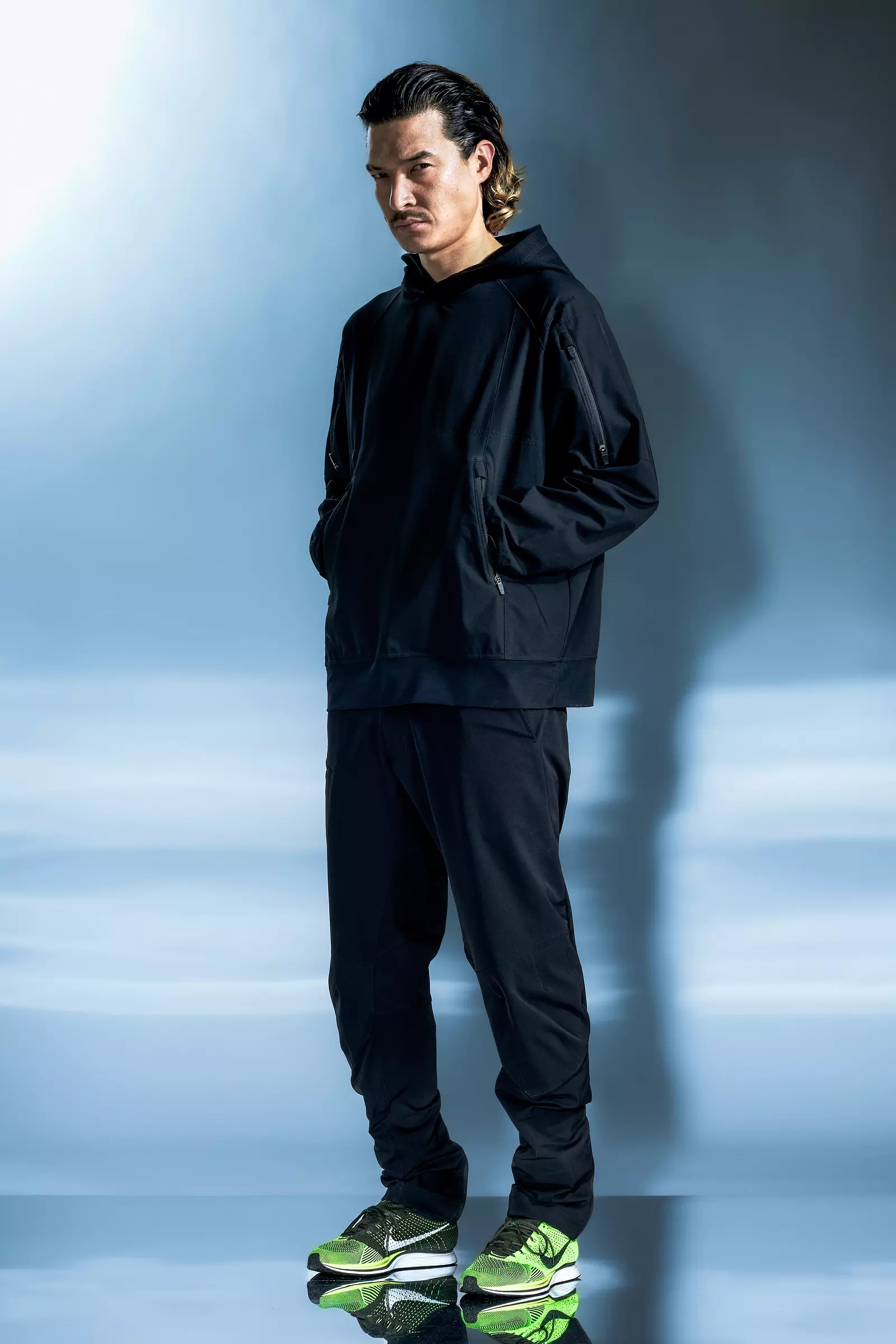 S21-DS schoeller® Dryskin™ Hooded Sweatshirt Black - 26