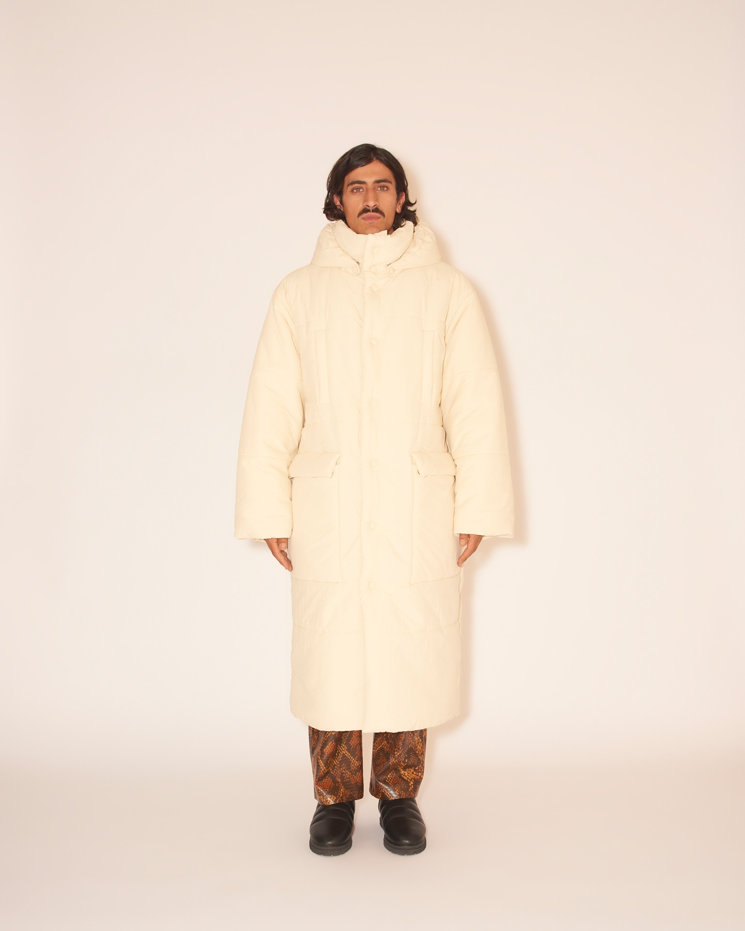 RADI - Padded coat - Off black - 4