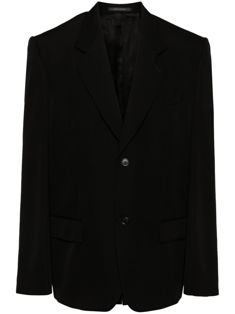 single-breasted wool blazer 1