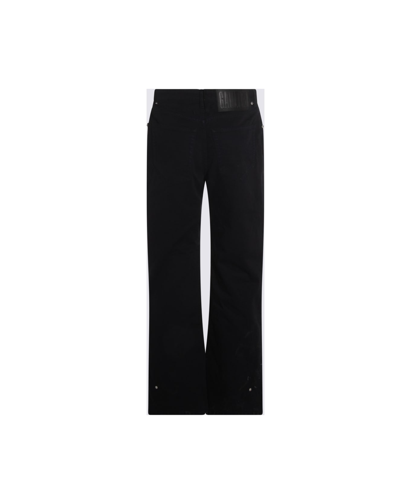 Dark Blue Cotton Jeans - 2