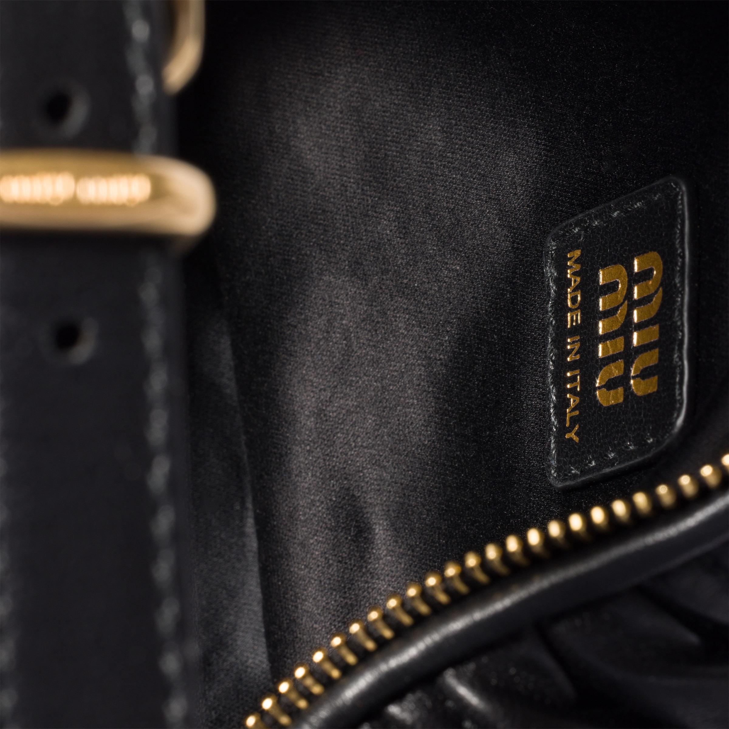 Matelassé nappa leather pouch - 6