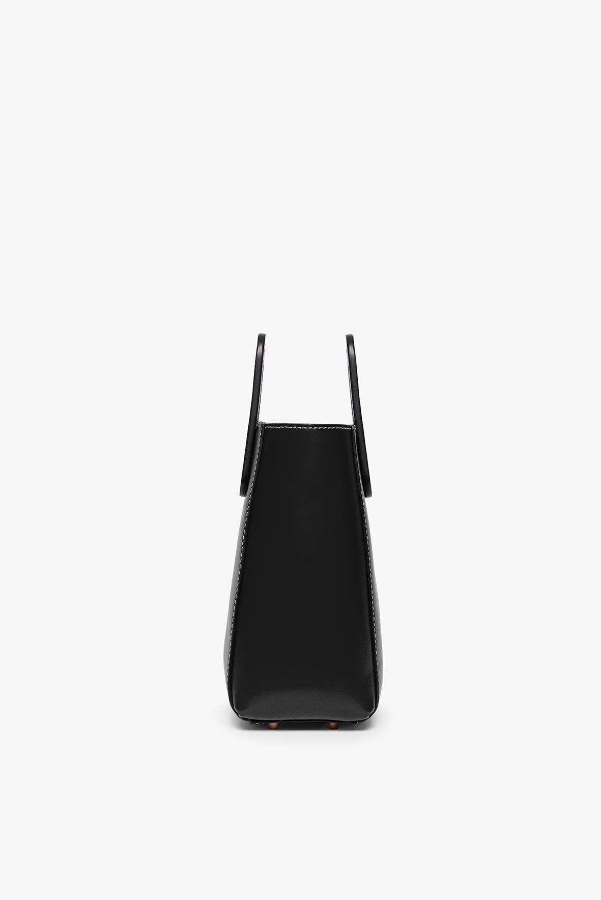 STAUD MINI SHIRLEY LEATHER BAG | BLACK - 7