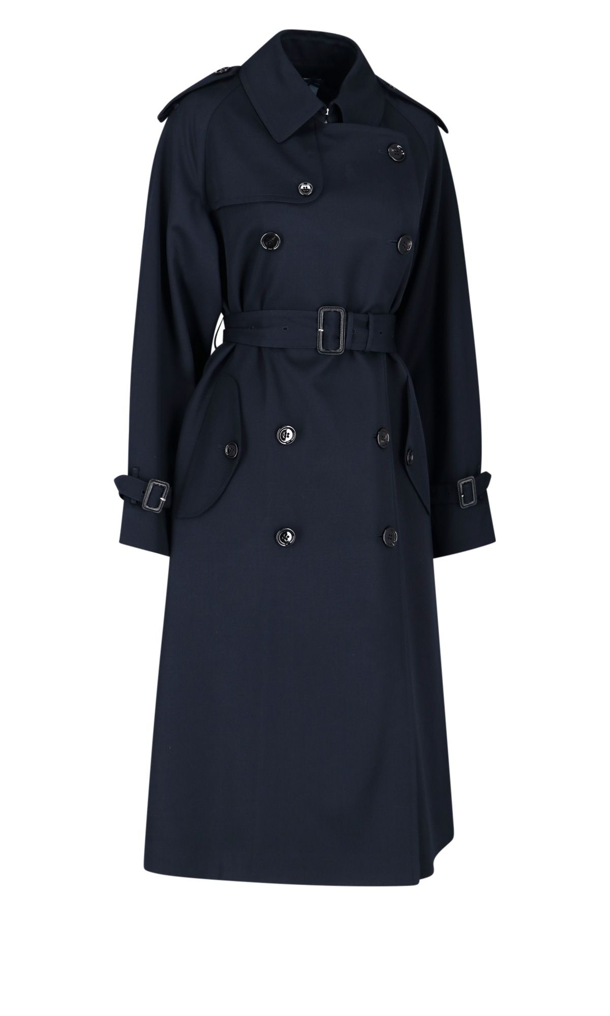 GABARDINE DOUBLE-BREASTED TRENCH COAT - 2