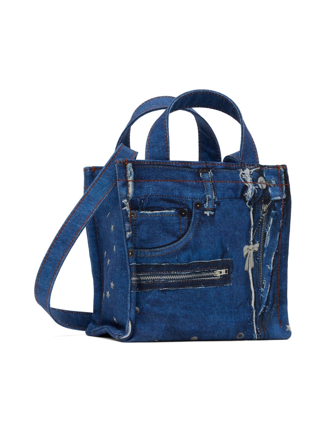 Blue Logo Mini Tote - 3