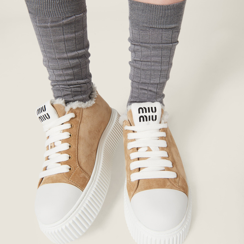 Suede sneakers 4