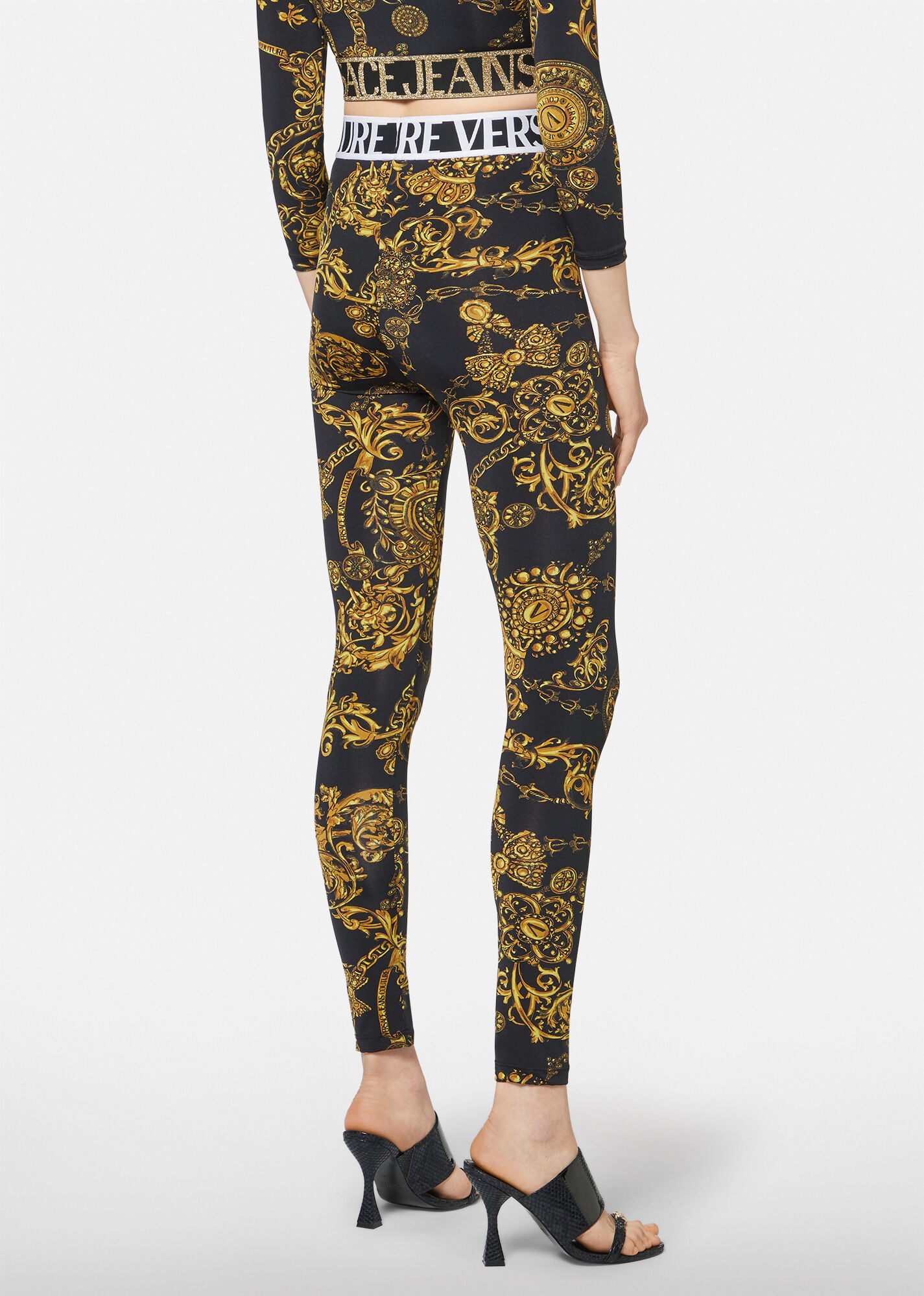 Regalia Baroque Print Leggings - 3