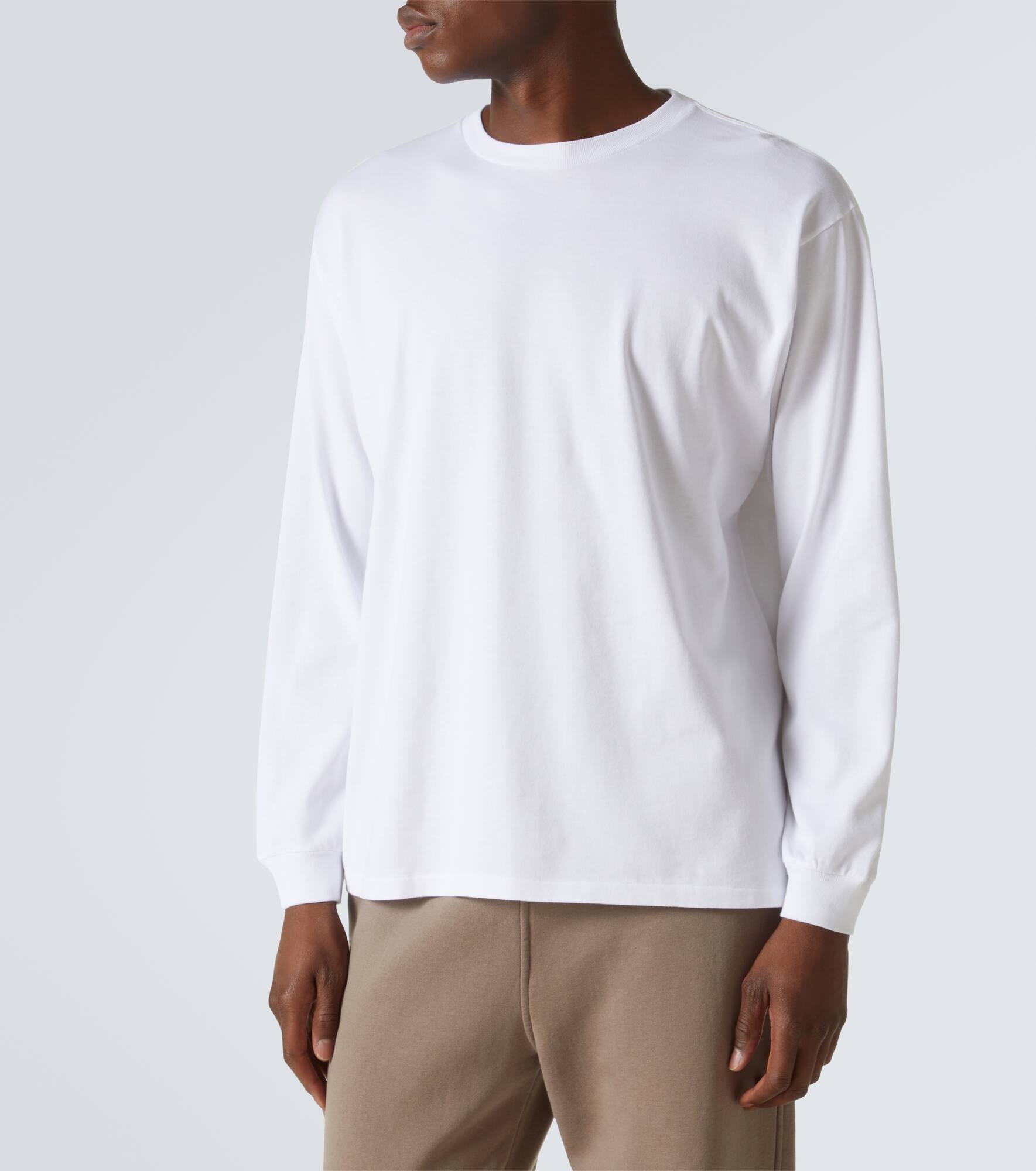 Luster Plaiting cotton T-shirt - 3