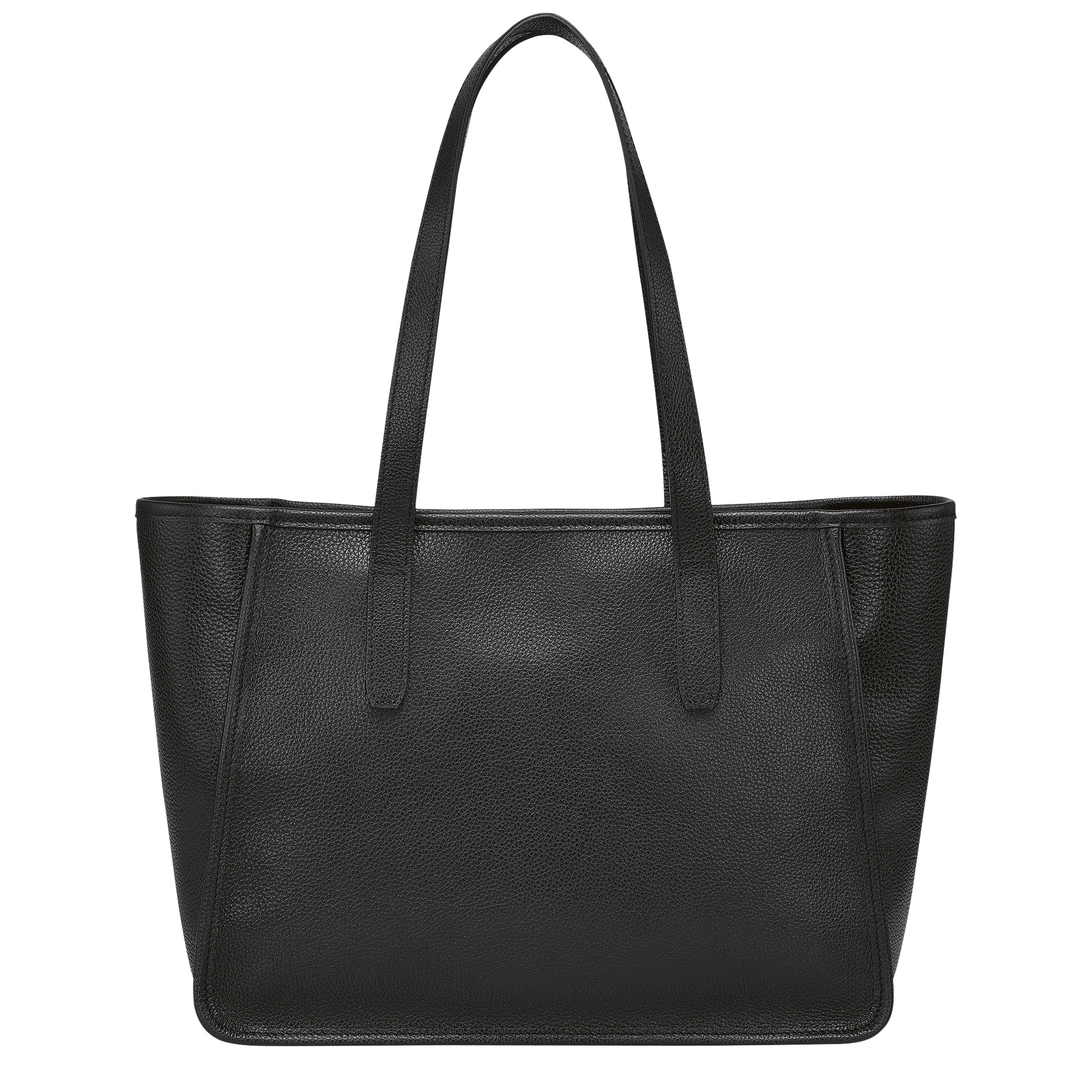 Le Foulonné L Tote bag Black - Leather - 3