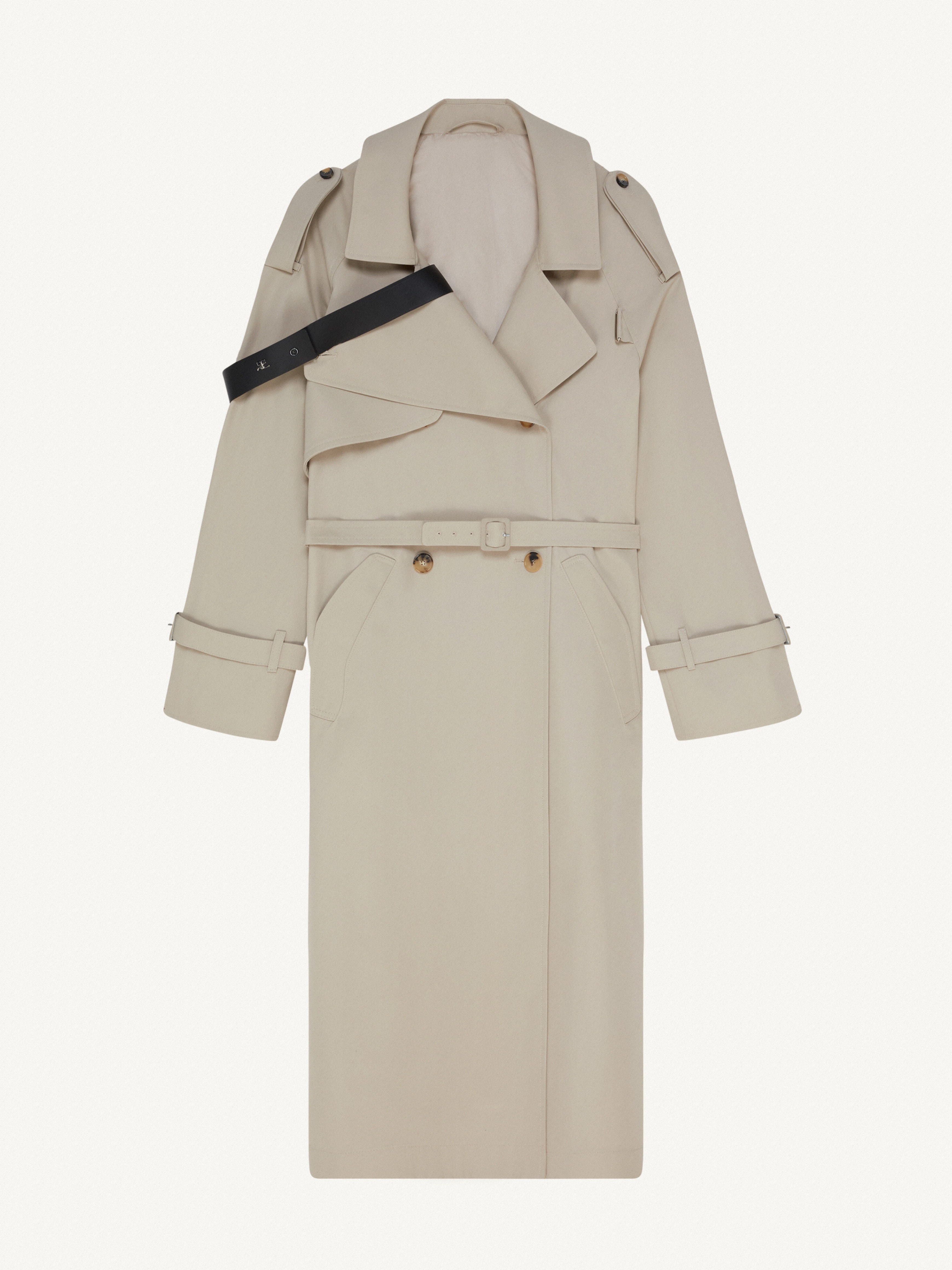STRAP ICONIC TRENCH COAT - 1