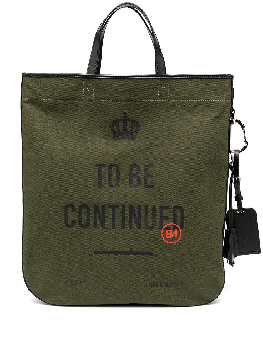 To Be Continued printed tote bag - 1