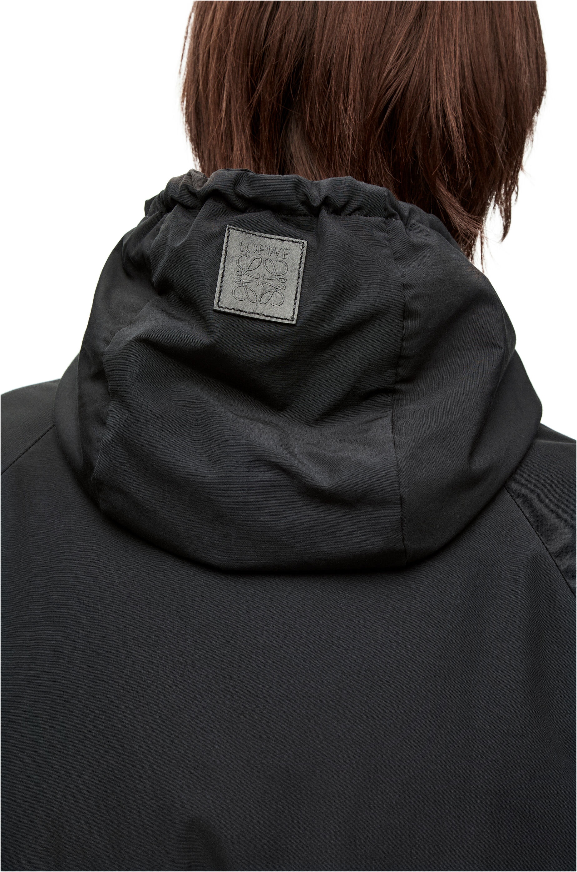 Puffer hooded bomber jacket in cotton and polyamide - 5