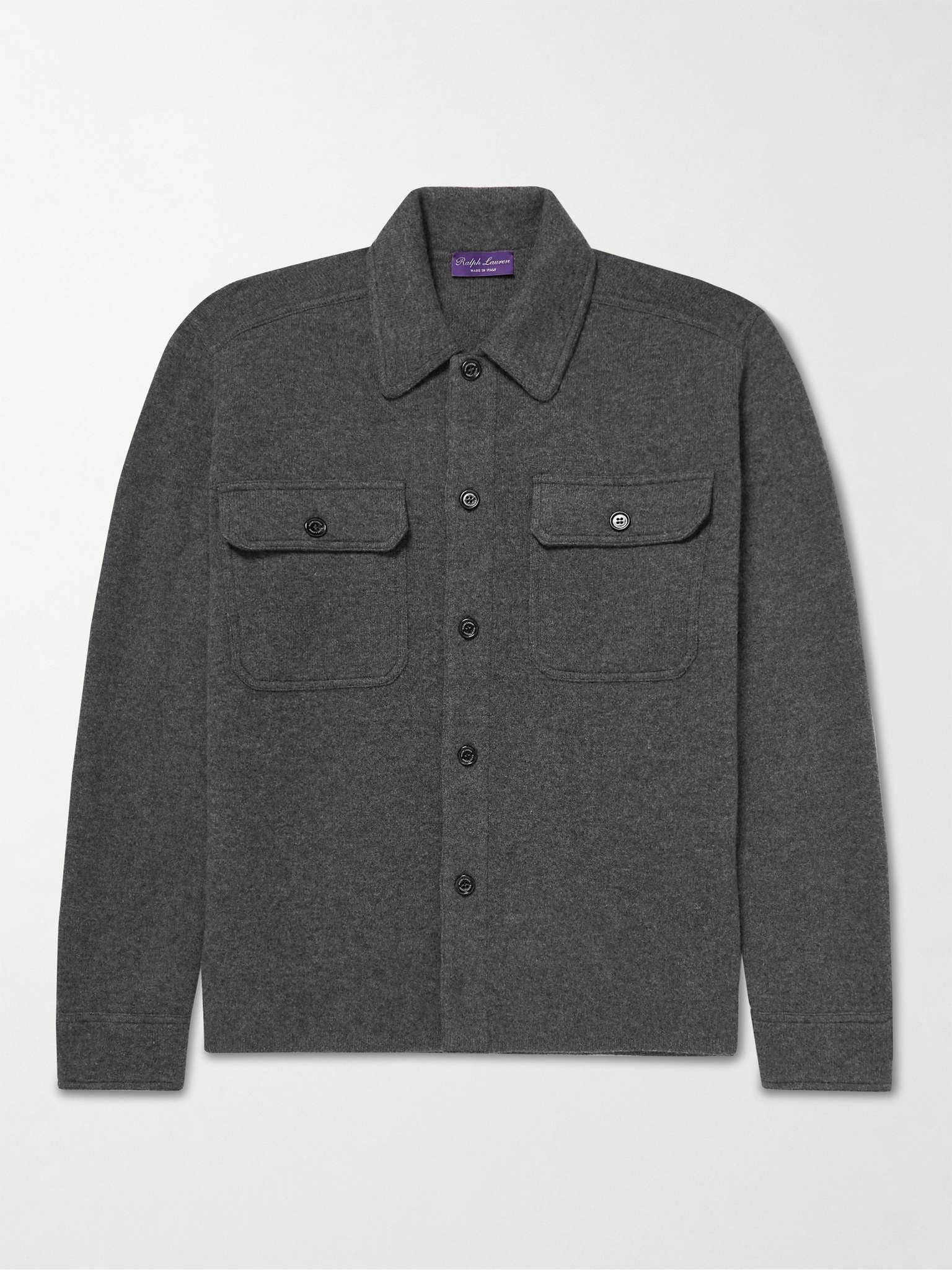 Wool-Blend Overshirt - 1