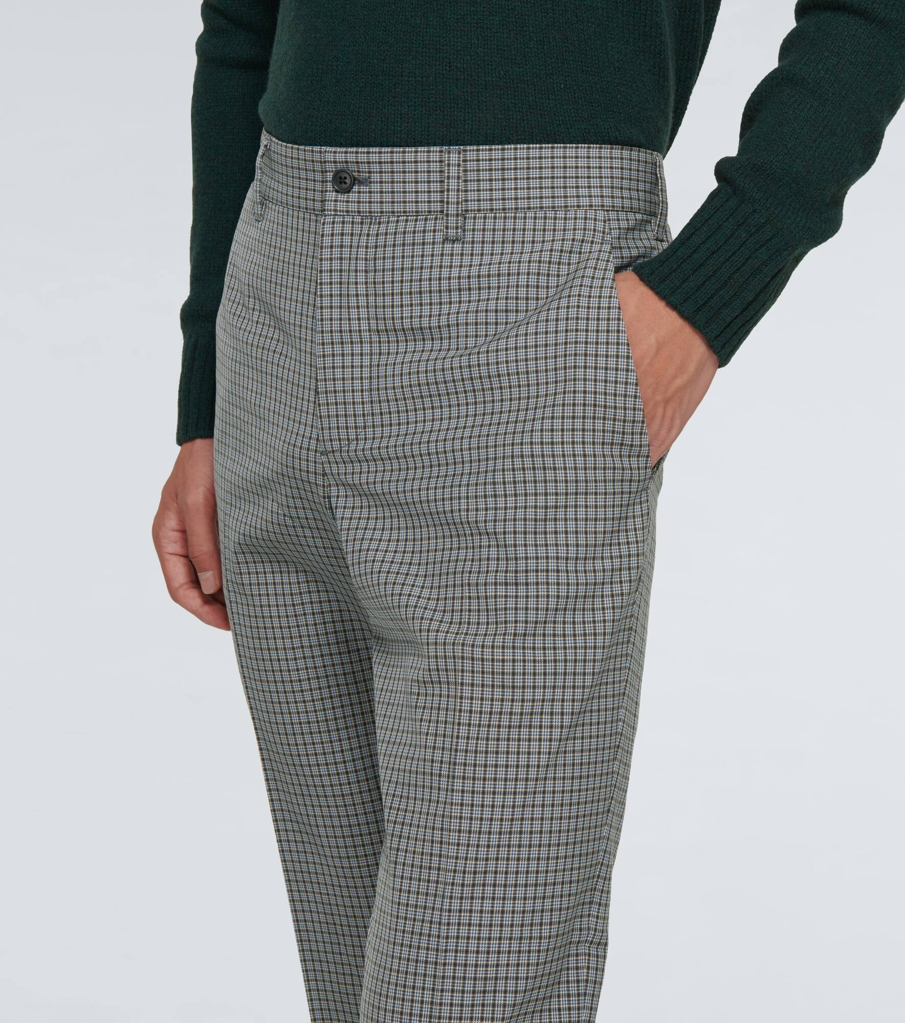 Checked tailored pants - 5