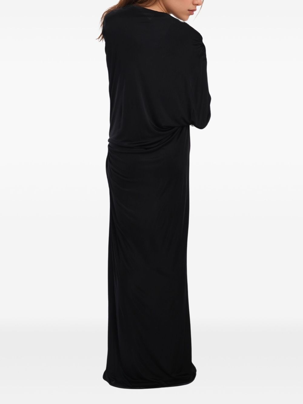 draped gown dress - 3