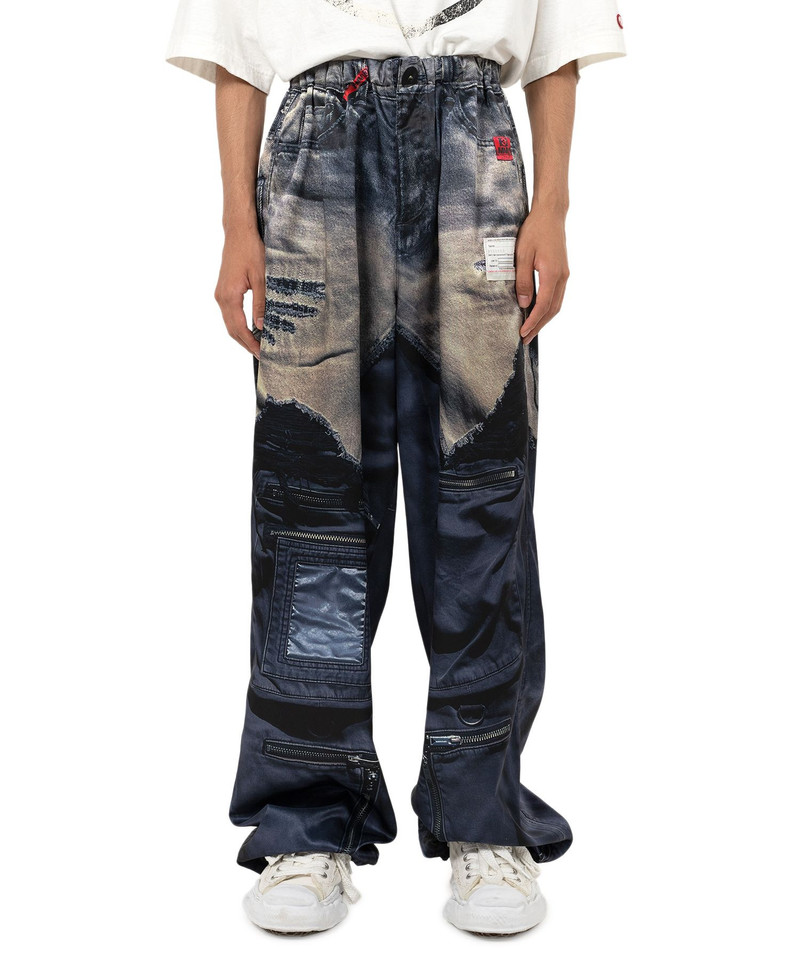 Maison MIHARAYASUHIRO "T.A.T.A x MMY" Trompe-l'oeil Archive Printed Pants outlook