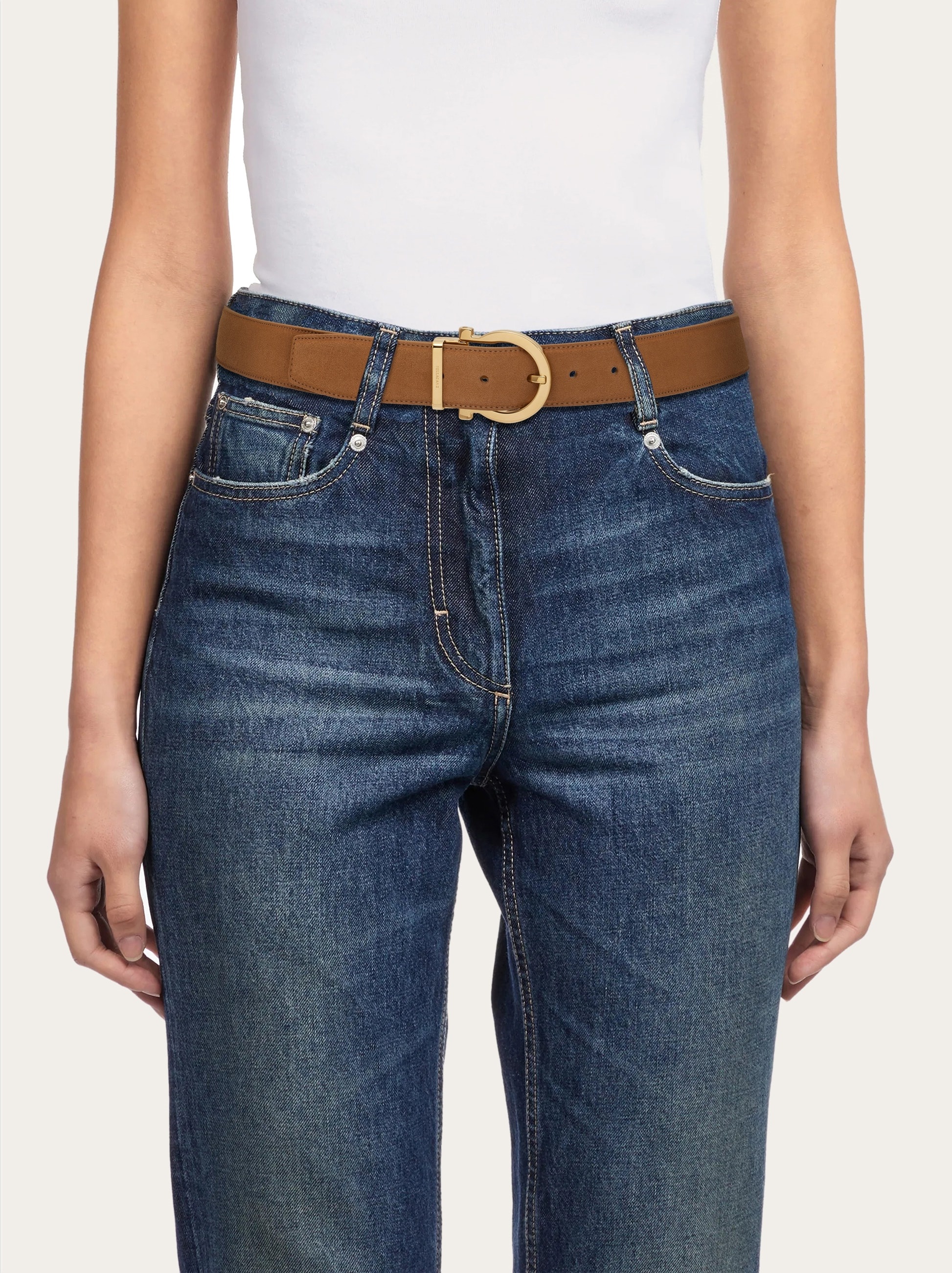 Adjustable Gancini belt - 4