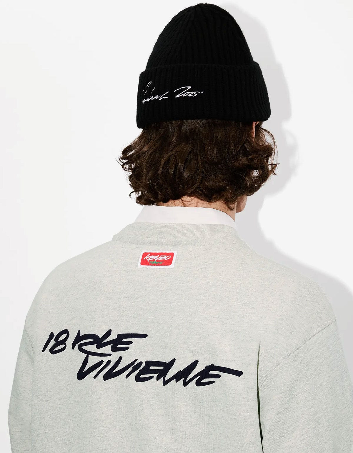 Kenzo x Futura 2000 Grey Boke Flower Logo Sweatshirt - 5