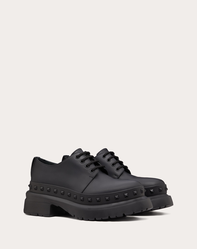 Valentino M-WAY ROCKSTUD DERBY IN CALFSKIN outlook