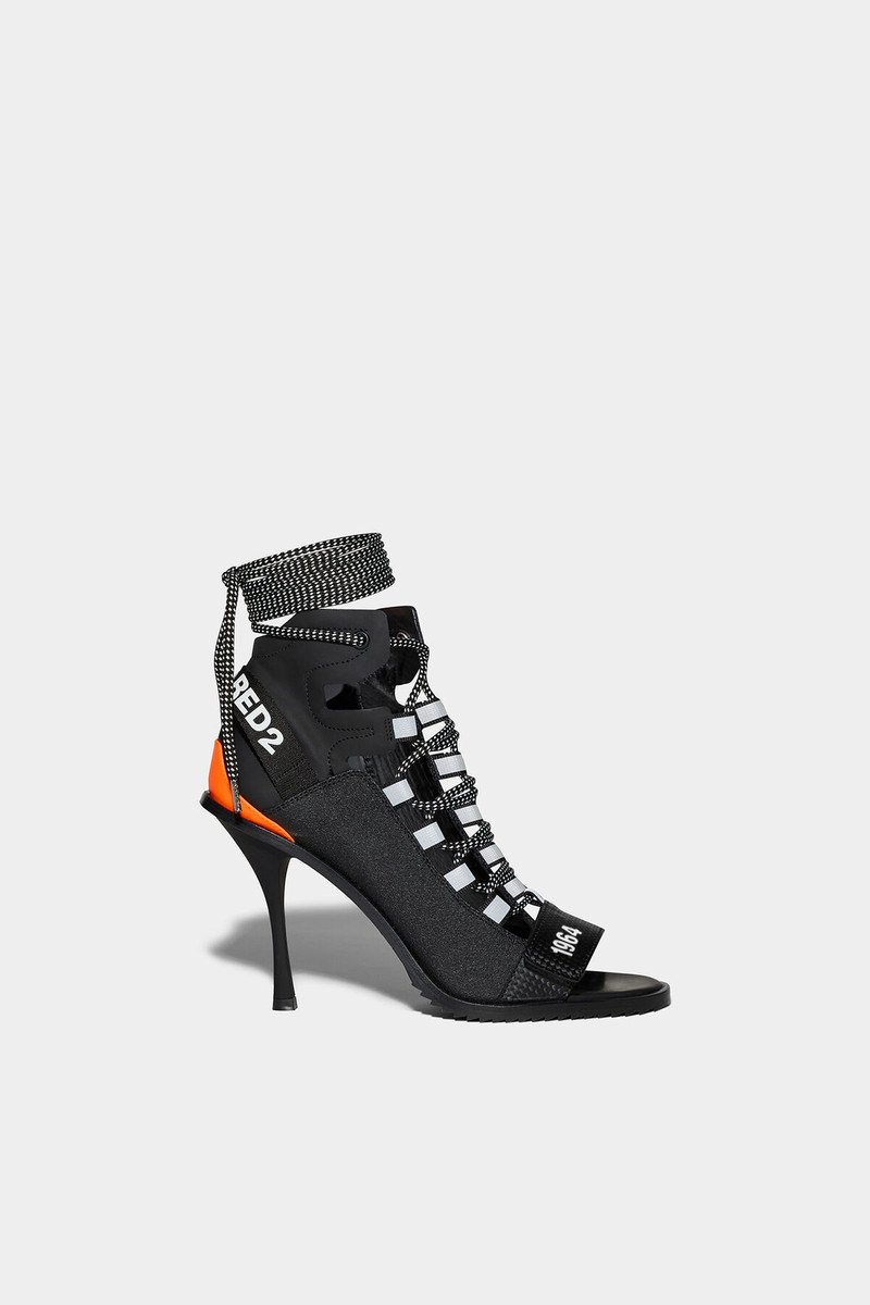 DSQUARED2 TECHNO HIKING HEELED SANDALS outlook