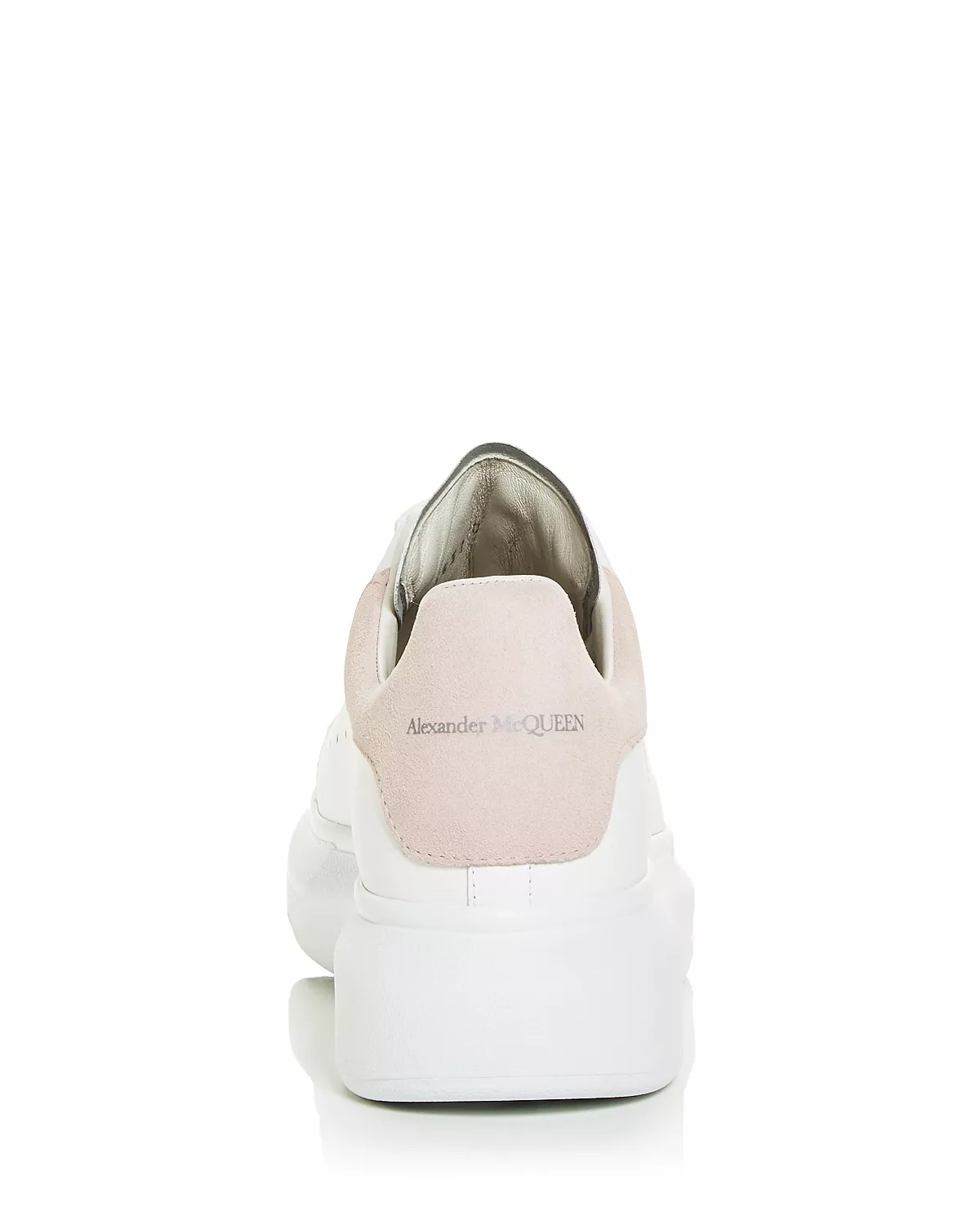 Women's Oversized Suede Heel Detail Sneakers - 5