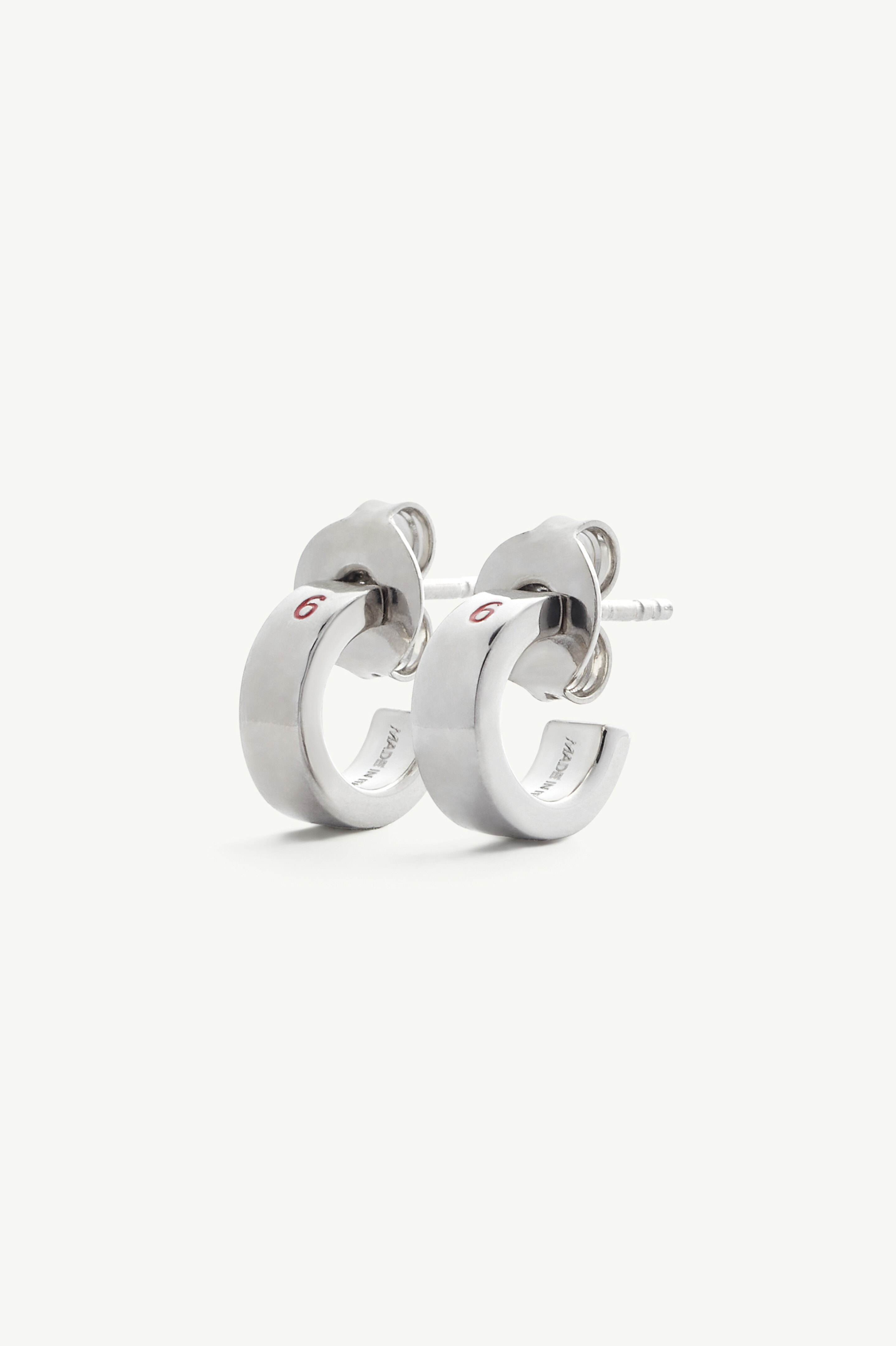 Year of the Snake Minimal Numeric Earrings - 2