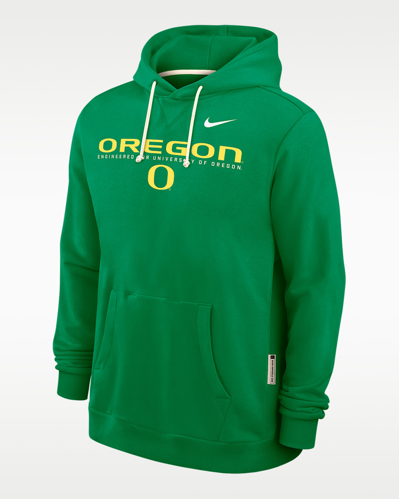 Oregon Sideline Men's Nike Dri-FIT College Pullover Hoodie 1