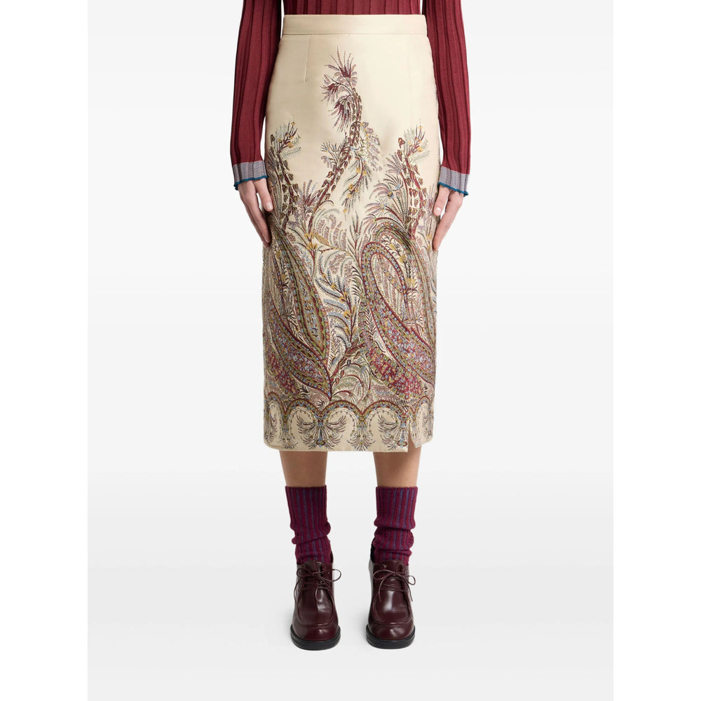 Etro Neutrals Skirts - A-Line Skirts Women - 4