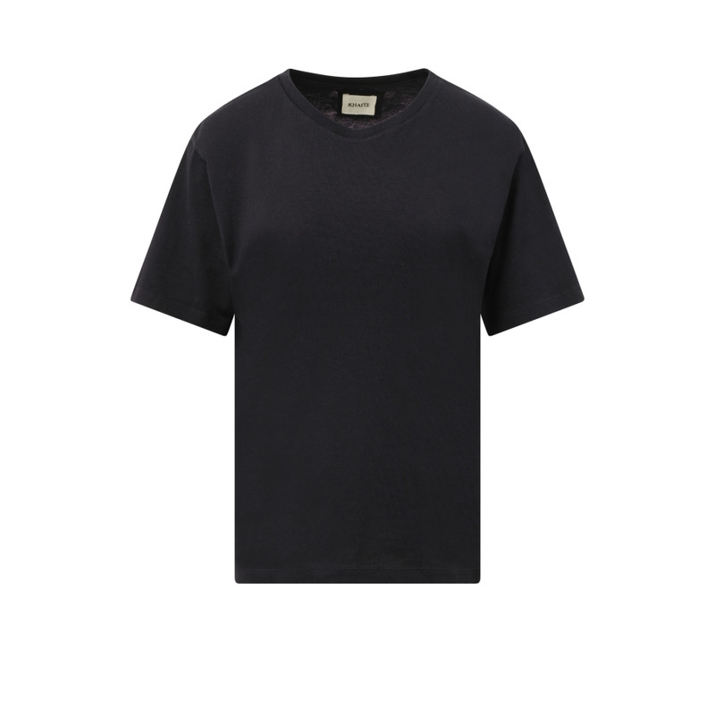 KHAITE Mae T-Shirt in Black outlook
