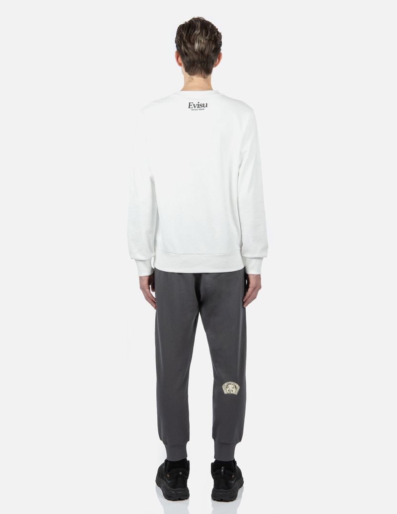 EVISU GODHEAD PRINT SWEATPANTS outlook