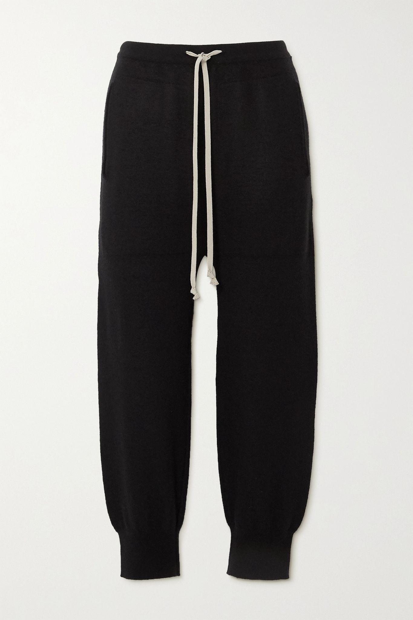 Cropped cashmere track pants - 1