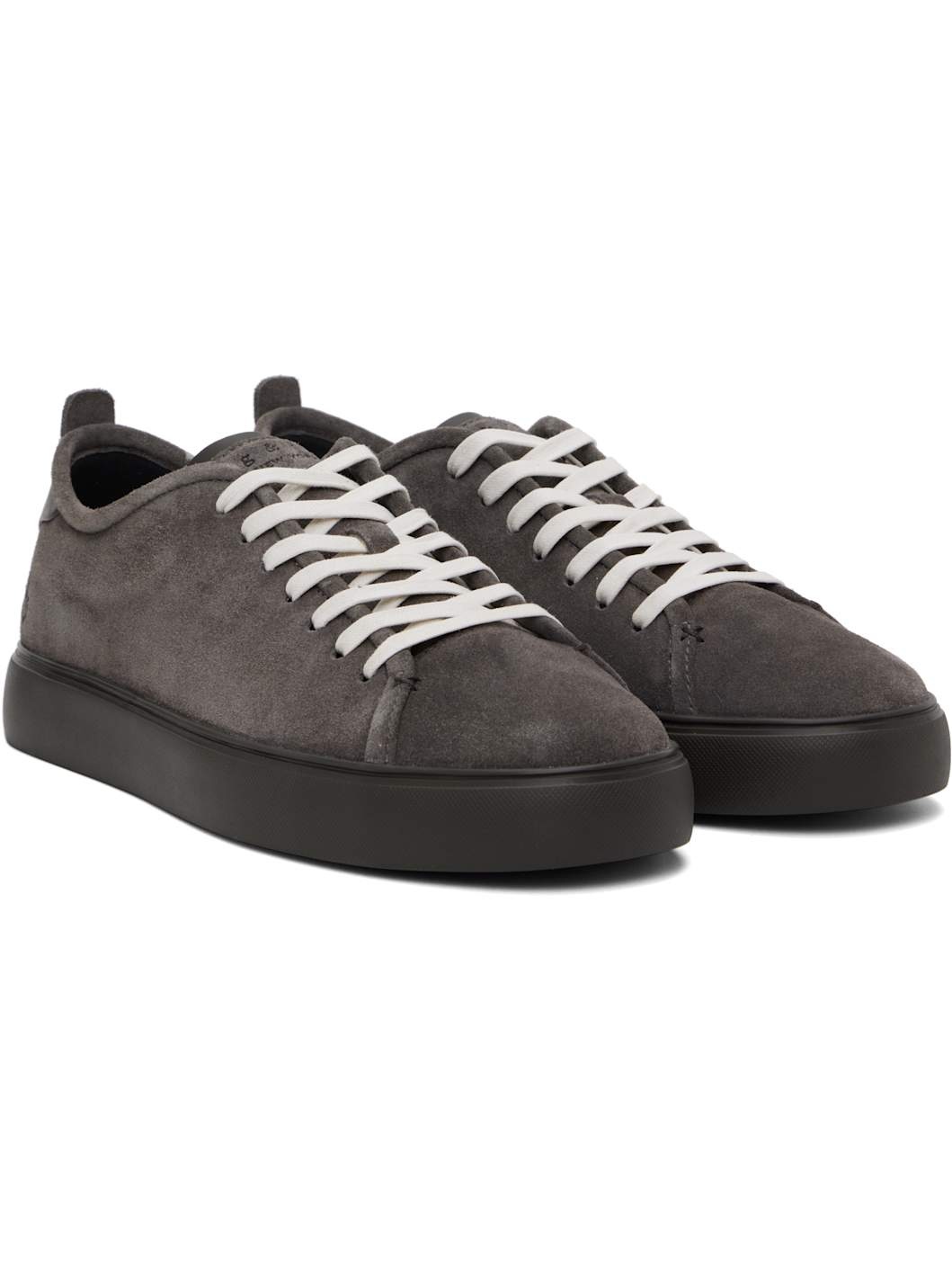 Gray Perry Lace Up Sneakers - 4