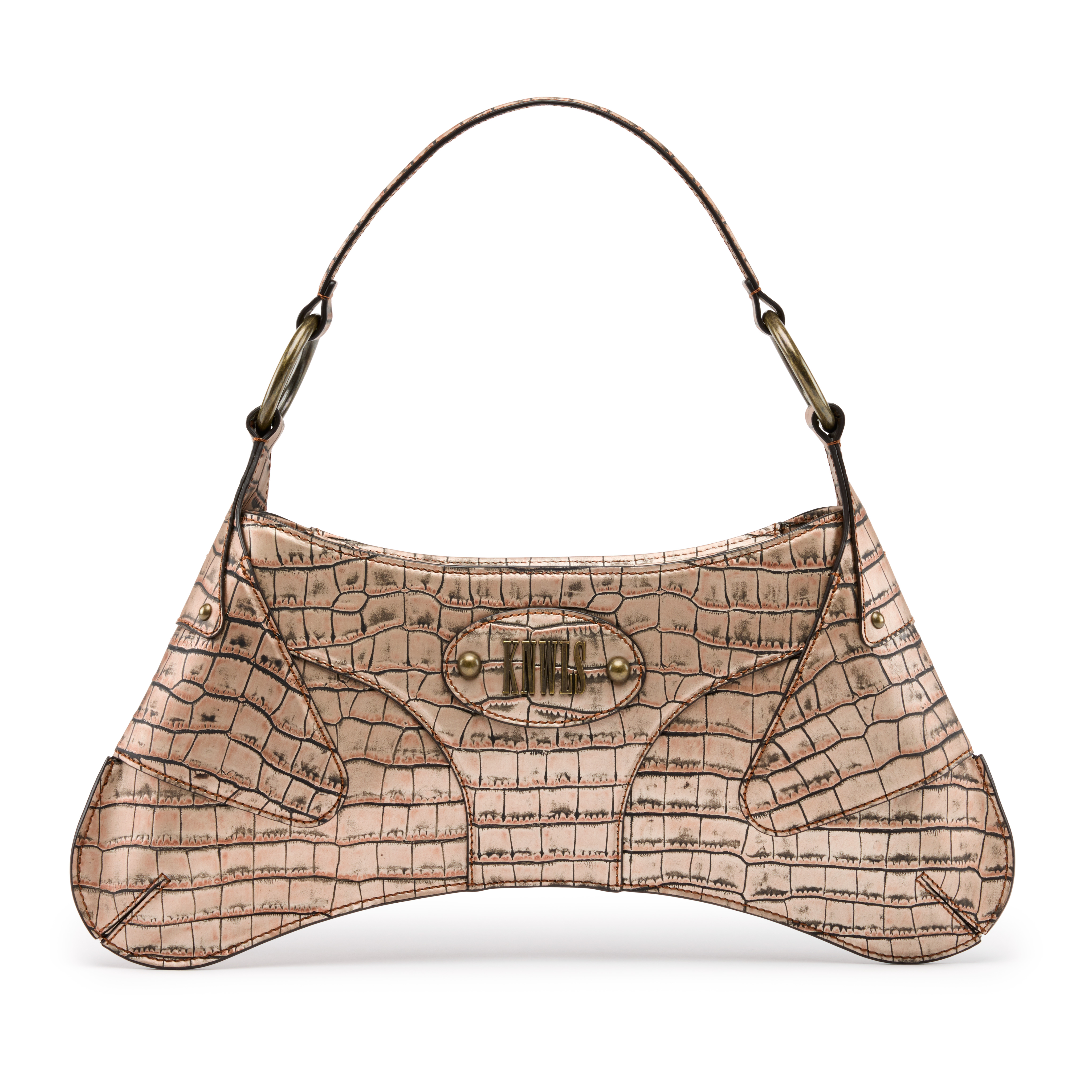 Razr Croc Top Handle Bag - 1