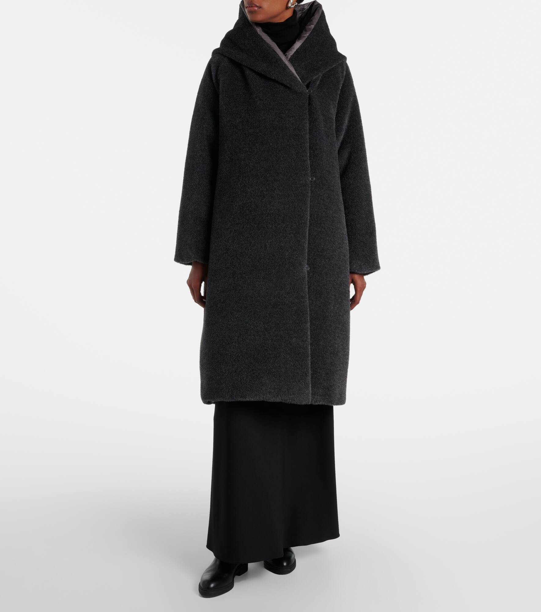 Cube Orion alpaca and wool down coat - 7