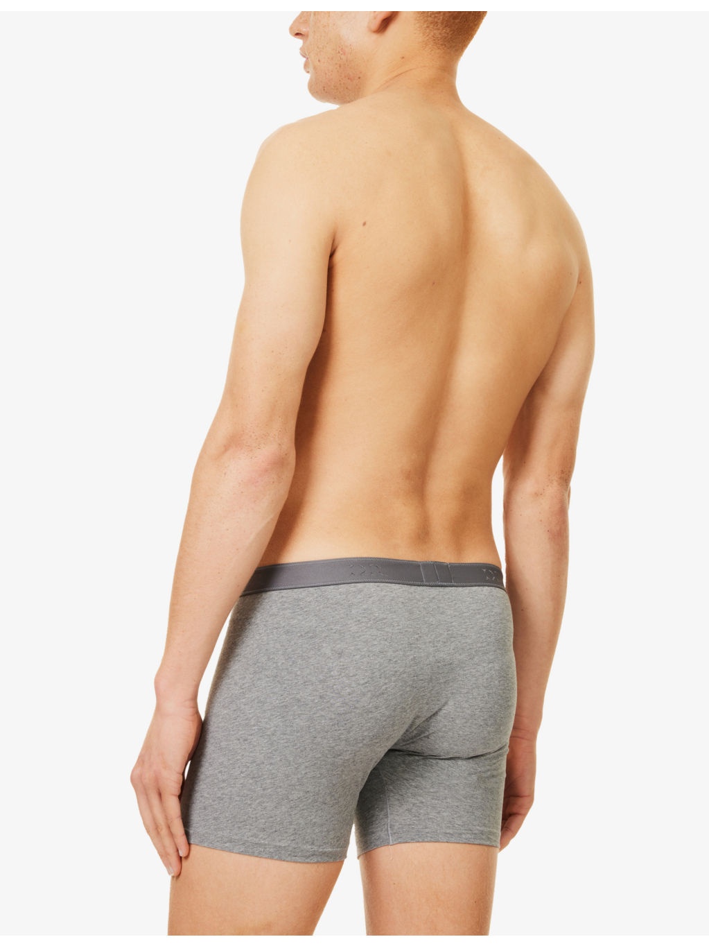 Jack 1 logo-waistband stretch-cotton trunks - 3