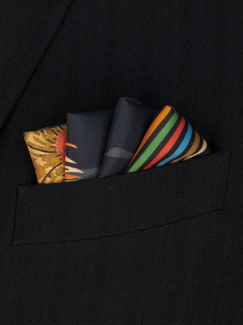 Etro FIGURATIVE DESIGN POCKET SQUARE outlook