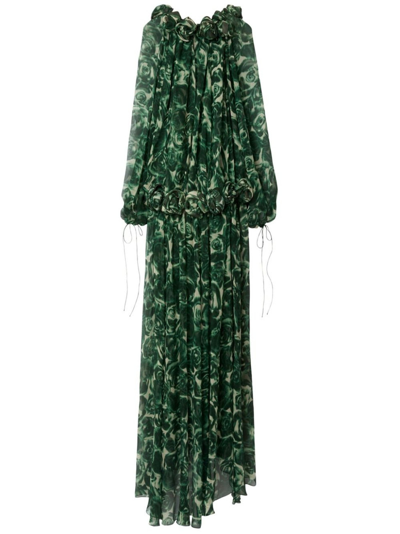 rose silk maxi dress 6