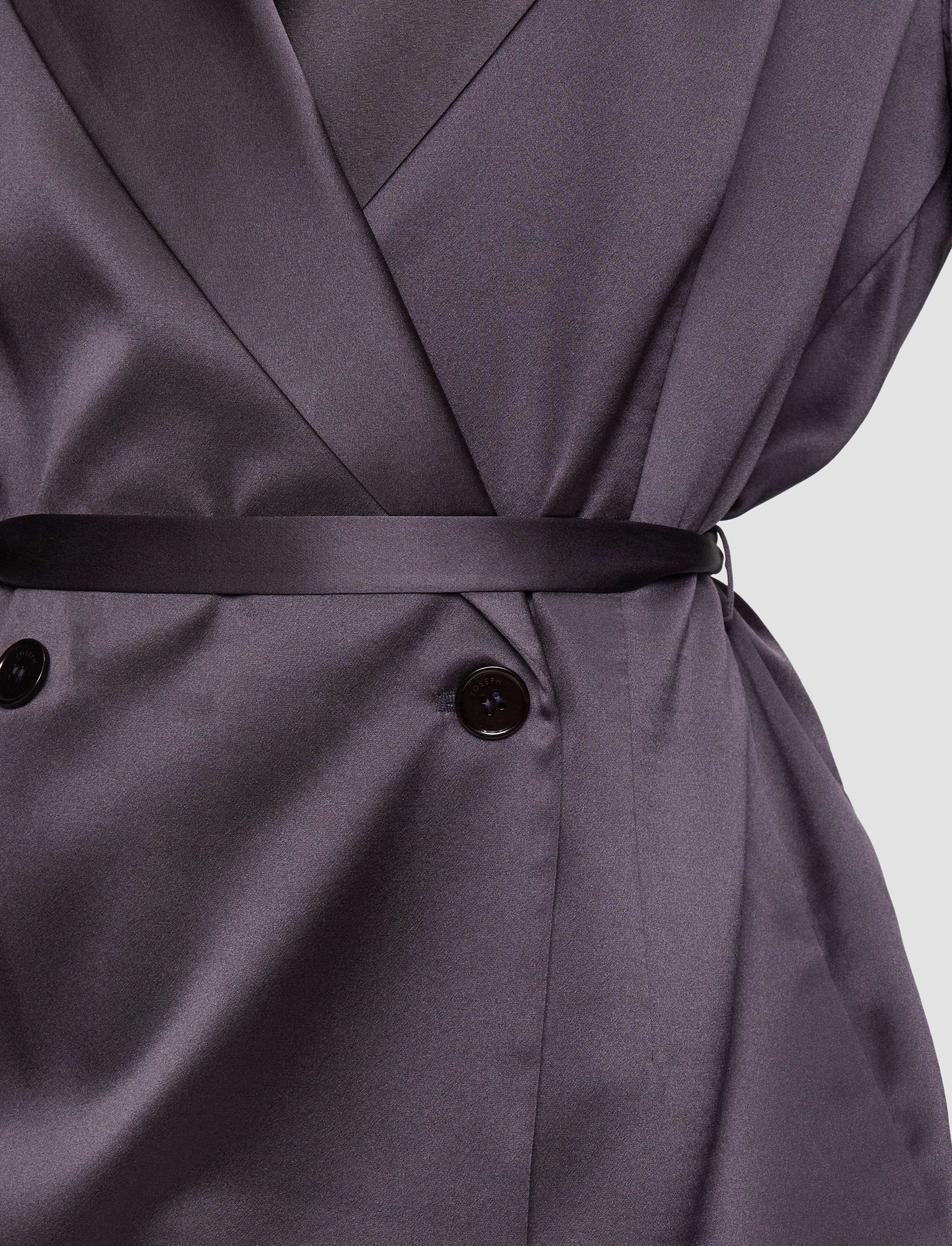 Joubert Silk Satin Jacket - 6