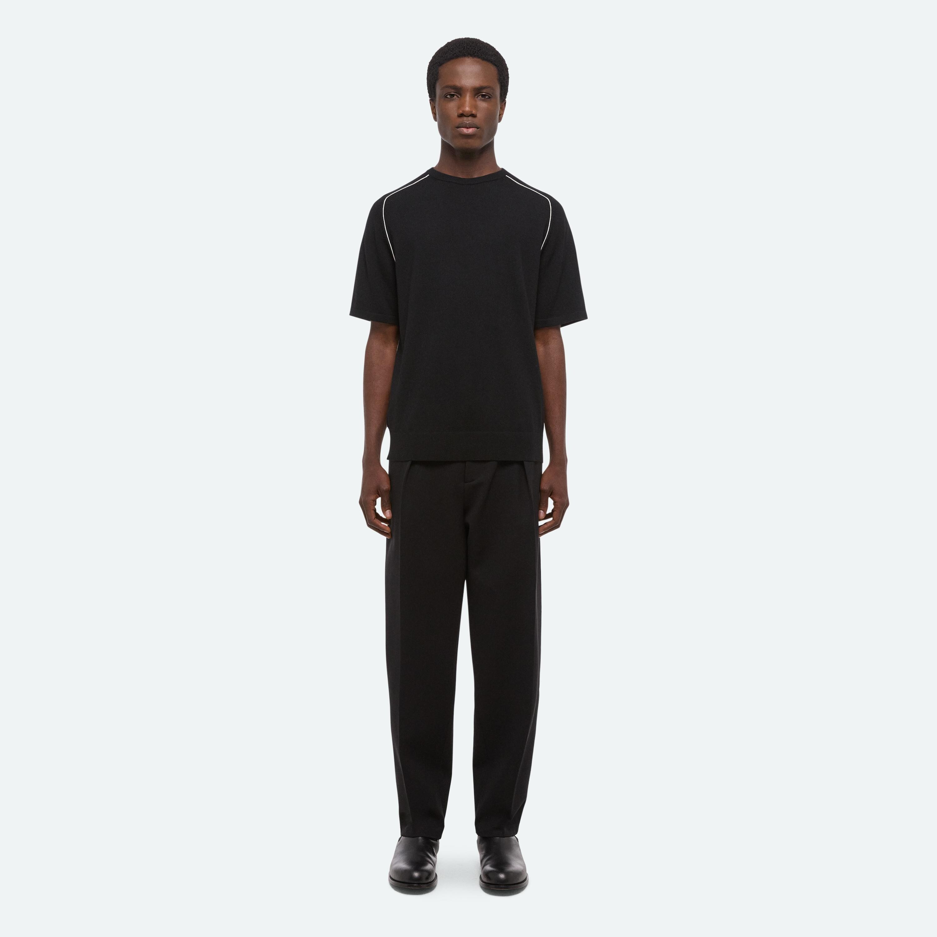 CONTRAST SEAM TEE - 3