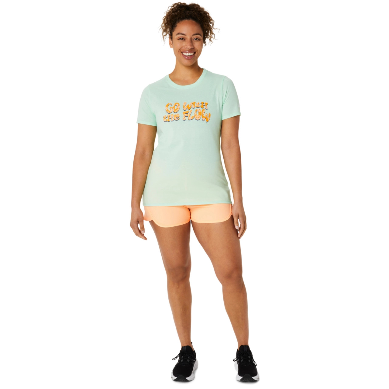 WOMEN'S ASICS BALANCED SHORT SLEEVE TEE - 6