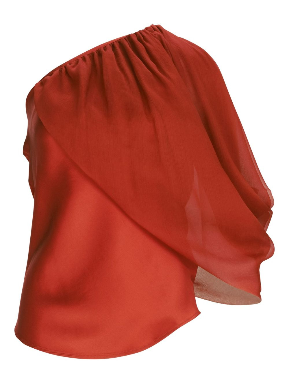 Adil draped one-shoulder blouse - 2