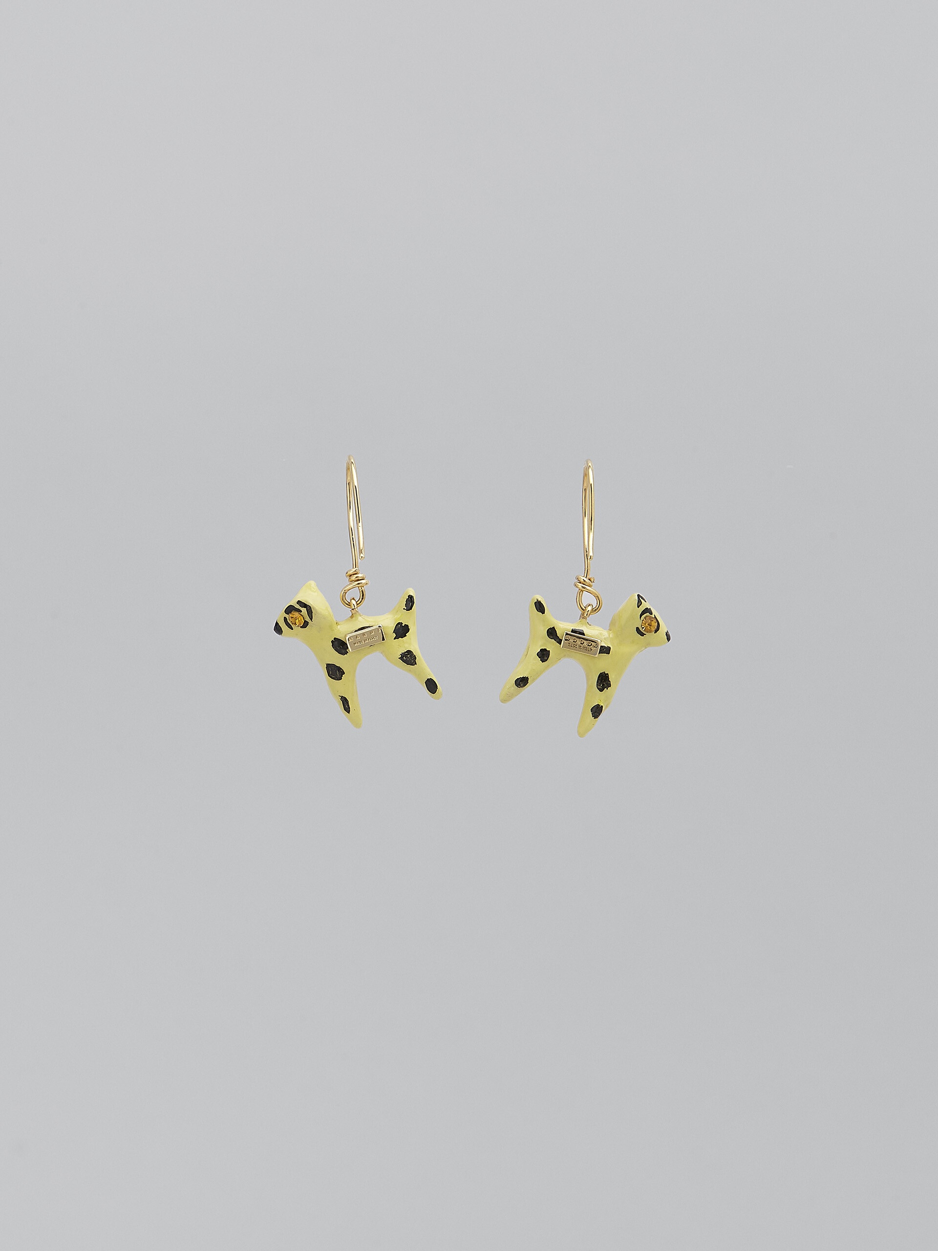 PLAYFUL YELLOW EARRINGS - 3