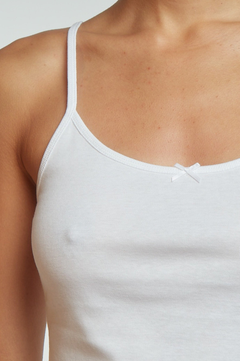 The Tank Dress: Cotton Jersey White 6