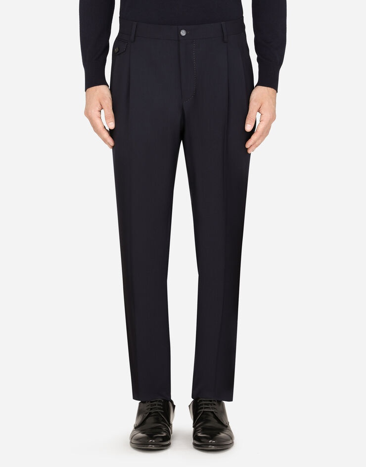 Cashmere gabardine pants - 1