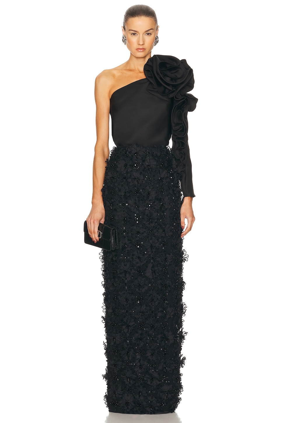 Embellished Column Skirt - 5