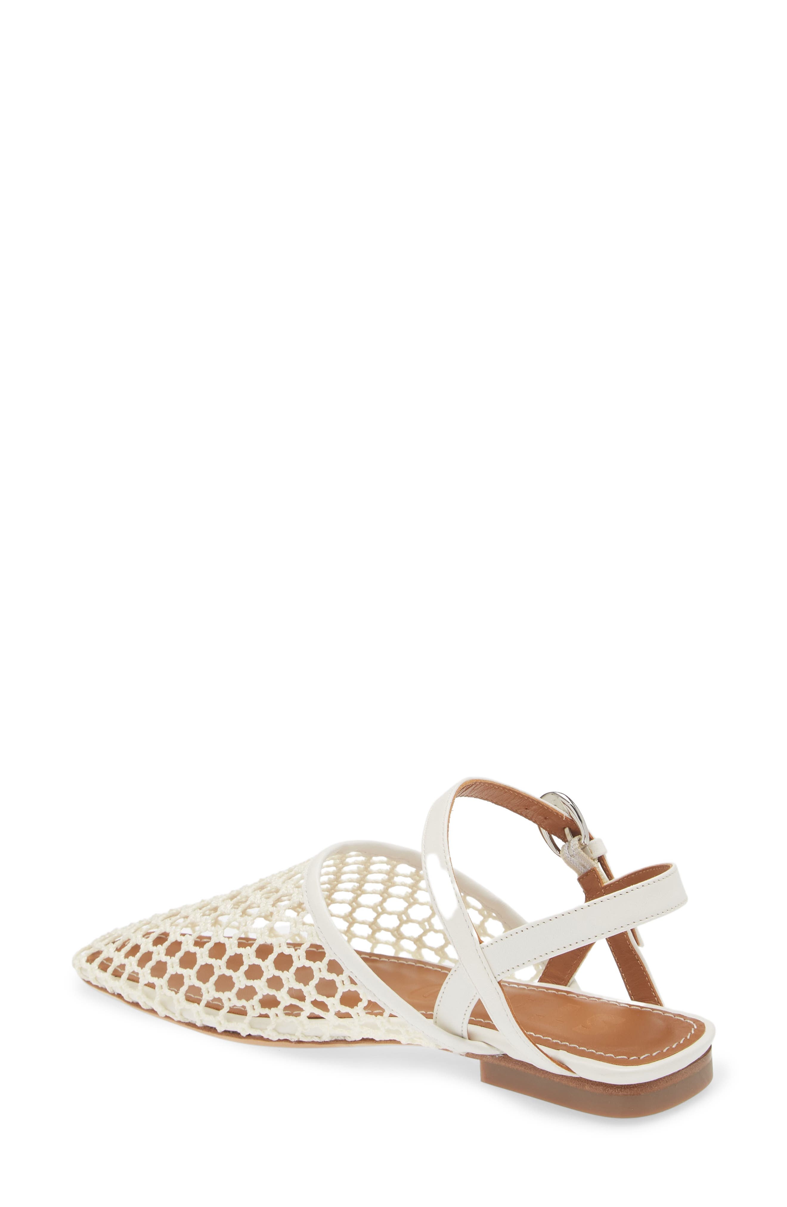 STAUD Rete Slingback Flat in Paper Netting at Nordstrom - 2