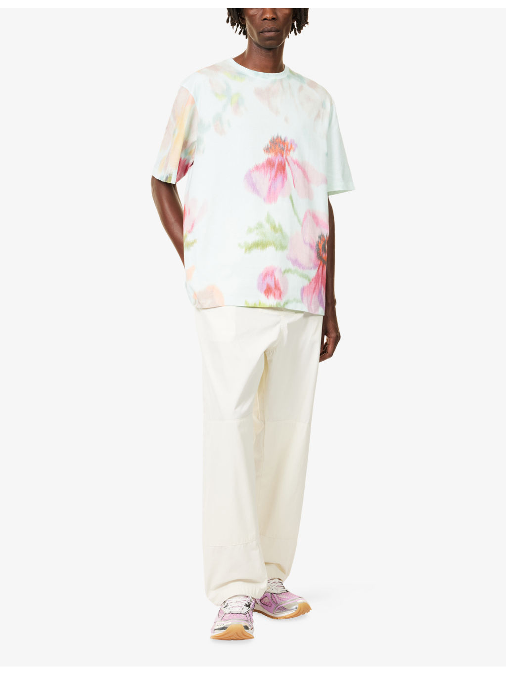 Printed Relaxed-Fit Cotton-Jersey T-Shirt - 2
