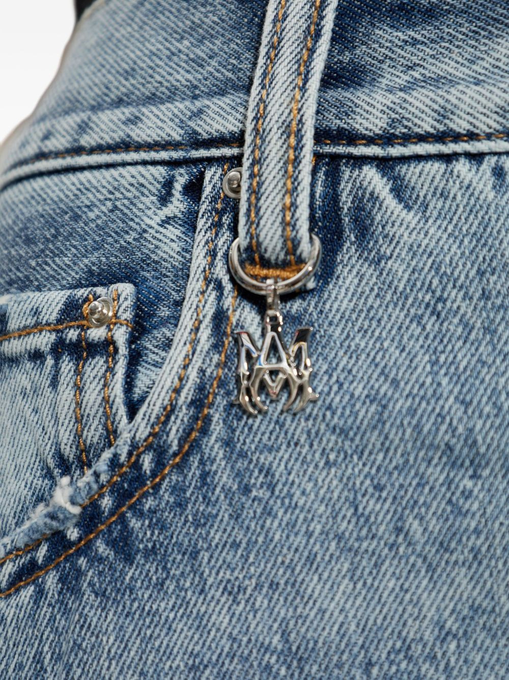 distressed knee-detail jeans - 5